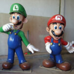 figura de mario y luigi del videojuego de Super Mario Bros.