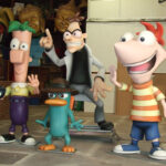 esculturas de Phineas y Ferb